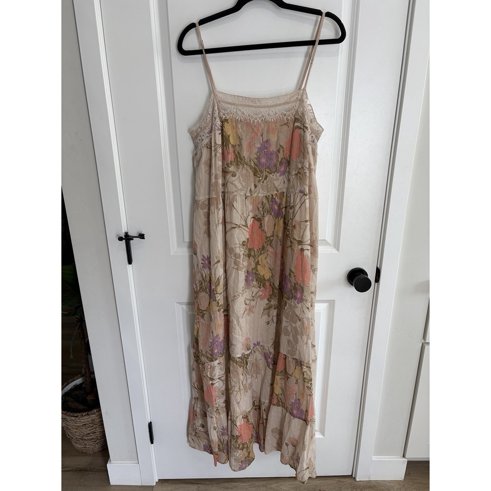 Auguste The Label - XL - Women's Lace Maxi Floral Dress - Picture 3 of 6
